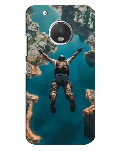 Чехол для Motorola MOTO G5 Plus с картинкой «PUBG — свободное падение»