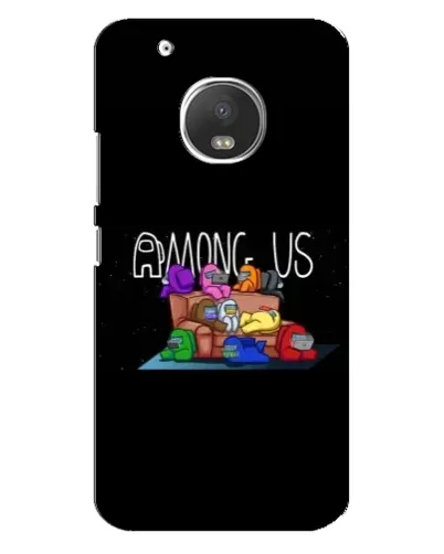 Чехол для Motorola MOTO G5 Plus с картинкой «Логотип Among Us» Чехол для Motorola MOTO G5 Plus с картинкой «Логотип Among Us»