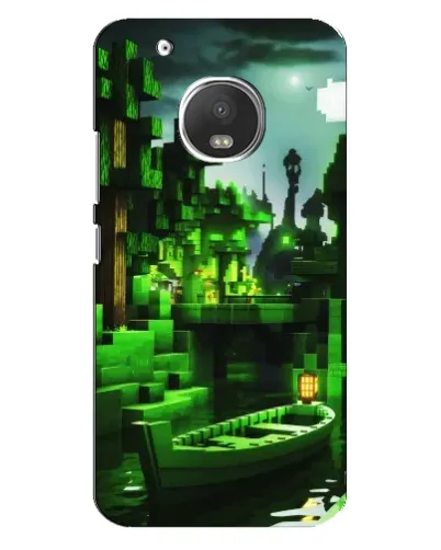 Чехол для Motorola MOTO G5 Plus с картинкой «Minecraft лесной пейзаж» Чехол для Motorola MOTO G5 Plus с картинкой «Minecraft лесной пейзаж»