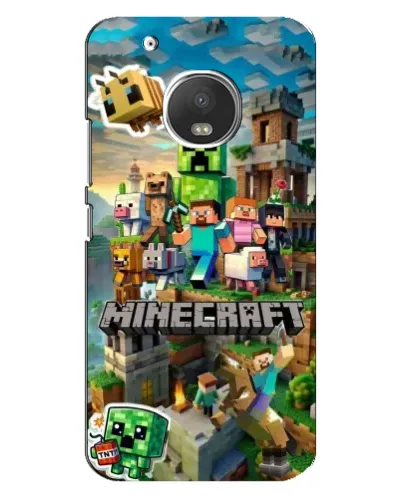 Чехол для Motorola MOTO G5 Plus с картинкой «Замок Minecraft» Чехол для Motorola MOTO G5 Plus с картинкой «Замок Minecraft»