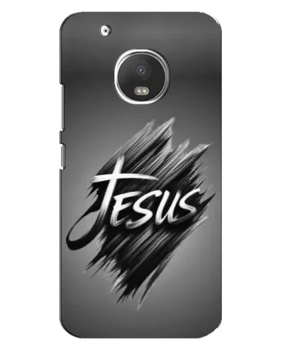 Чехол для Motorola MOTO G5 Plus с картинкой «Надпись Jesus Graffiti»