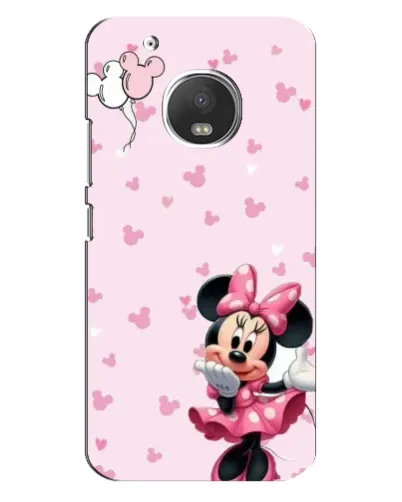 Чехол для Motorola MOTO G5 Plus с картинкой «Минни Маус и сердечки» Чехол для Motorola MOTO G5 Plus с картинкой «Минни Маус и сердечки»
