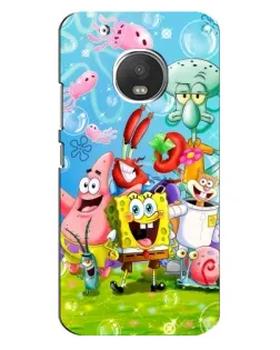 Чехол для Motorola MOTO G5 Plus с картинкой «Губка Боб и друзья» Чехол для Motorola MOTO G5 Plus с картинкой «Губка Боб и друзья»