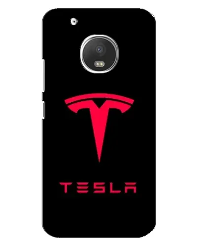 Чехол для Motorola MOTO G5 Plus с картинкой «Tesla Red Logo» Чехол для Motorola MOTO G5 Plus с картинкой «Tesla Red Logo»