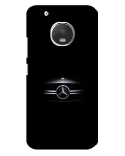 Чехол для Motorola MOTO G5 Plus с картинкой «Mercedes — абстрактные линии»