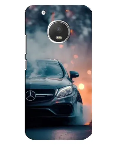 Чехол для Motorola MOTO G5 Plus с картинкой «Mercedes — ночной город» Чехол для Motorola MOTO G5 Plus с картинкой «Mercedes — ночной город»