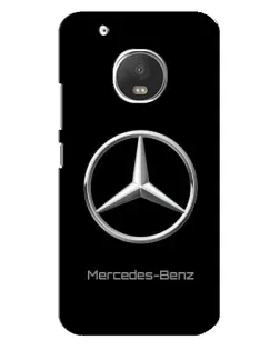 Чехол для Motorola MOTO G5 Plus с картинкой «Mercedes Silver Logo»