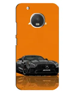 Чехол для Motorola MOTO G5 Plus с картинкой «Оранжевый Mercedes AMG»