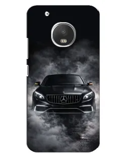 Чехол для Motorola MOTO G5 Plus с картинкой «Mercedes в дыму»