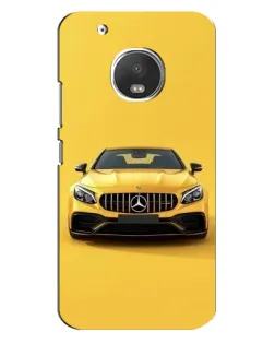 Чехол для Motorola MOTO G5 Plus с картинкой «Желтый Mercedes GT»