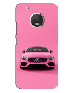 Чехол для Motorola MOTO G5 Plus с картинкой «Розовый Mercedes AMG» Чехол для Motorola MOTO G5 Plus с картинкой «Розовый Mercedes AMG»