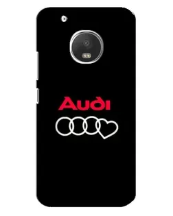 Чехол для Motorola MOTO G5 Plus с картинкой «Логотип Audi Heart»