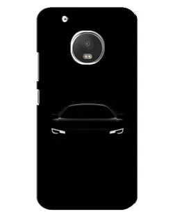 Чехол для Motorola MOTO G5 Plus с картинкой «Взгляд Audi в темноте»