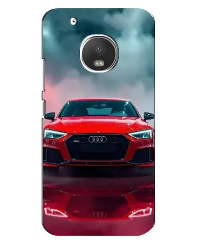 Чехол для Motorola MOTO G5 Plus с картинкой «Audi RS — красный стиль» Чехол для Motorola MOTO G5 Plus с картинкой «Audi RS — красный стиль»