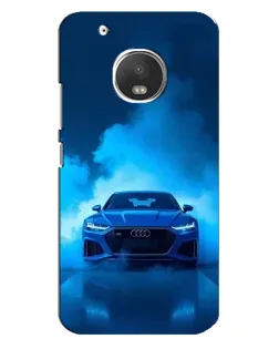 Чехол для Motorola MOTO G5 Plus с картинкой «Audi — голубая энергия»