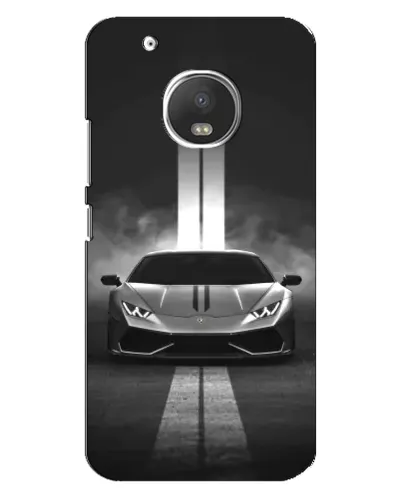 Чехол для Motorola MOTO G5 Plus с картинкой «Lamborghini симметрия дорог» Чехол для Motorola MOTO G5 Plus с картинкой «Lamborghini симметрия дорог»