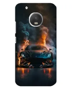 Чехол для Motorola MOTO G5 Plus с картинкой «Lamborghini дымная эстетика» Чехол для Motorola MOTO G5 Plus с картинкой «Lamborghini дымная эстетика»