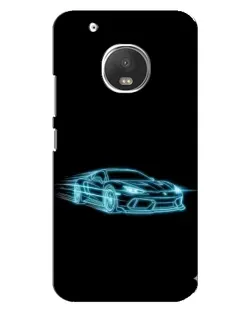 Чехол для Motorola MOTO G5 Plus с картинкой «Неоновый контур Lamborghini» Чехол для Motorola MOTO G5 Plus с картинкой «Неоновый контур Lamborghini»