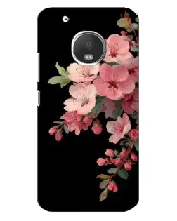 Чехол для Motorola MOTO G5 Plus с картинкой «Розовая ветка сакуры»