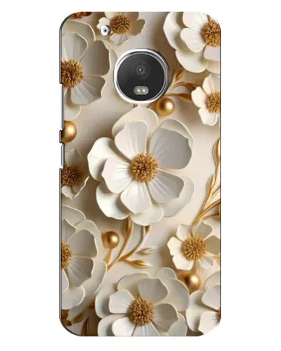 Чехол для Motorola MOTO G5 Plus с картинкой «Белие бумажние цвети» Чехол для Motorola MOTO G5 Plus с картинкой «Белие бумажние цвети»