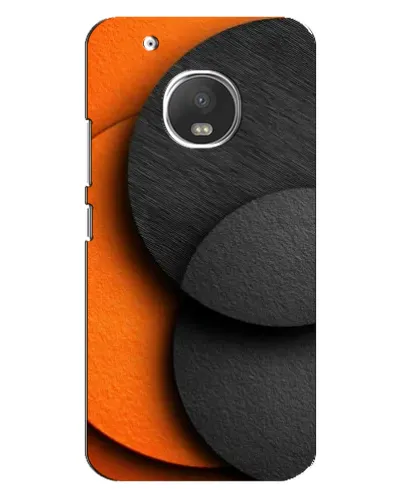 Чехол для Motorola MOTO G5 Plus с картинкой «Геометрия оранжевых кругов» Чехол для Motorola MOTO G5 Plus с картинкой «Геометрия оранжевых кругов»