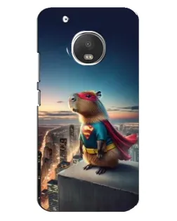 Чехол для Motorola MOTO G5 Plus с картинкой «Капи-мен супергерой»