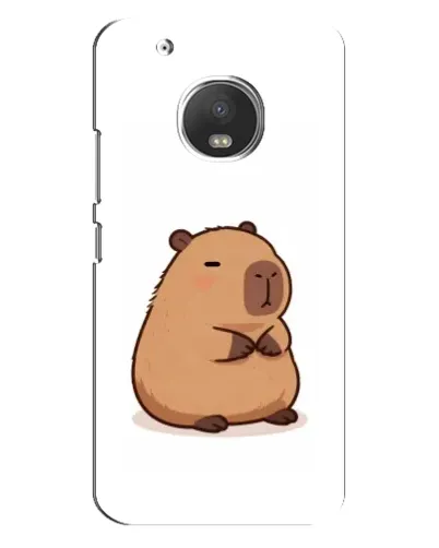 Чехол для Motorola MOTO G5 Plus с картинкой «Толстенькая капибара»
