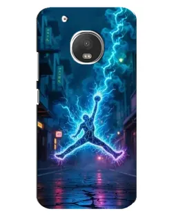 Чехол для Motorola MOTO G5 с картинкой «Jordan Gold Jumpman»