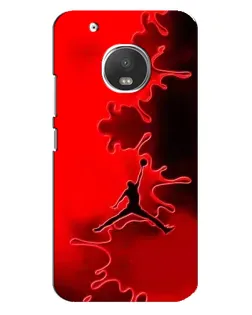 Чехол для Motorola MOTO G5 с картинкой «Jordan Red Smoke»