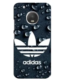 Чехол для Motorola MOTO G5 с картинкой «Adidas Trefoil Blue»