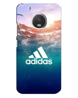 Чехол для Motorola MOTO G5 с картинкой «Океанская глубина адидас»