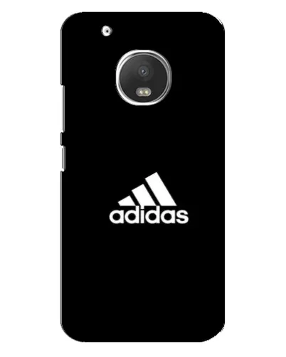 Чехол для Motorola MOTO G5 с картинкой «Черная классика Adidas»