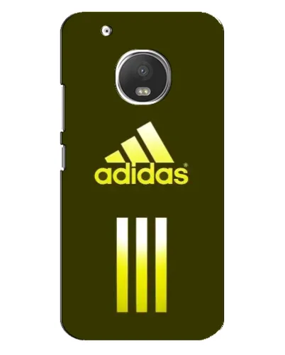Чехол для Motorola MOTO G5 с картинкой «Оливковый градиент Adidas»