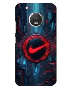 Чехол для Motorola MOTO G5 с картинкой «Техногенный стиль Nike» Чехол для Motorola MOTO G5 с картинкой «Техногенный стиль Nike»