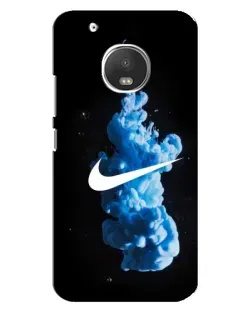 Чехол для Motorola MOTO G5 с картинкой «Nike и синий дым» Чехол для Motorola MOTO G5 с картинкой «Nike и синий дым»