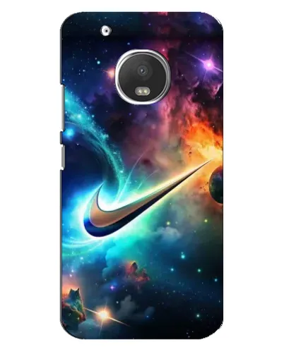Чехол для Motorola MOTO G5 с картинкой «Космический Nike Swoosh» Чехол для Motorola MOTO G5 с картинкой «Космический Nike Swoosh»