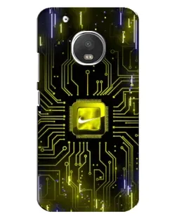 Чехол для Motorola MOTO G5 с картинкой «Nike — золотая искра» Чехол для Motorola MOTO G5 с картинкой «Nike — золотая искра»