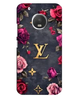 Чехол для Motorola MOTO G5 с картинкой «Цветочный Louis Vuitton»