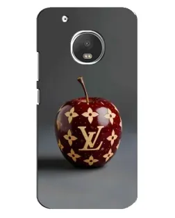Чехол для Motorola MOTO G5 с картинкой «Красное яблоко LV»