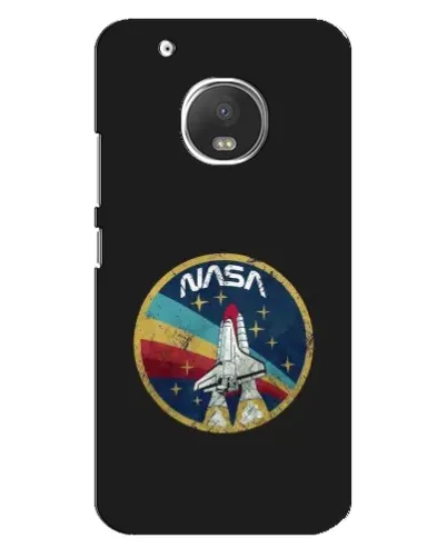Чехол для Motorola MOTO G5 с картинкой «NASA — эмблема миссии»