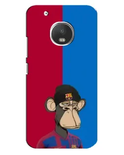 Чехол для Motorola MOTO G5 с картинкой «Bored Ape — фанат Барсы» Чехол для Motorola MOTO G5 с картинкой «Bored Ape — фанат Барсы»