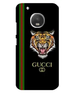 Чехол для Motorola MOTO G5 с картинкой «Тигр Gucci»