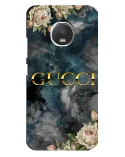 Чехол для Motorola MOTO G5 с картинкой «Абстрактные цветы Gucci»