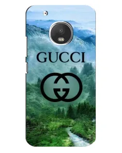 Чехол для Motorola MOTO G5 с картинкой «Gucci — горный пейзаж»