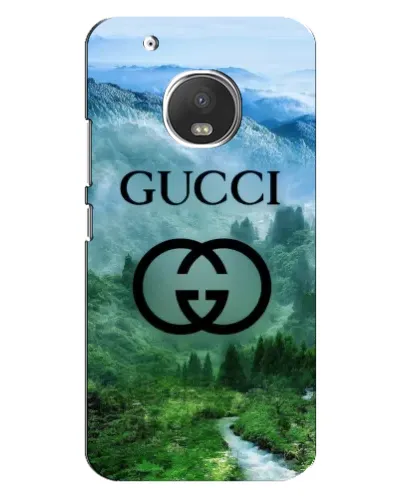 Чехол для Motorola MOTO G5 с картинкой «Gucci — горный пейзаж»