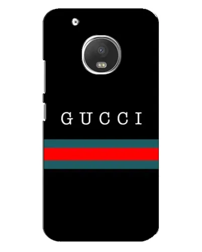 Чехол для Motorola MOTO G5 с картинкой «Gucci — красный пояс»