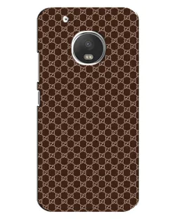 Чехол для Motorola MOTO G5 с картинкой «Gucci — шоколадная сетка»
