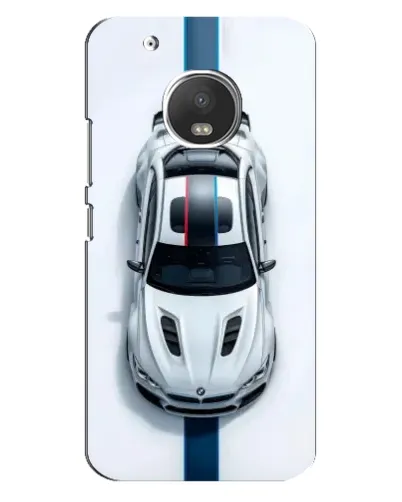 Чехол для Motorola MOTO G5 с картинкой «Вид сверху — BMW M»