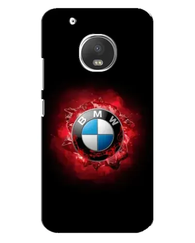 Чехол для Motorola MOTO G5 с картинкой «Логотип BMW — вспышка»