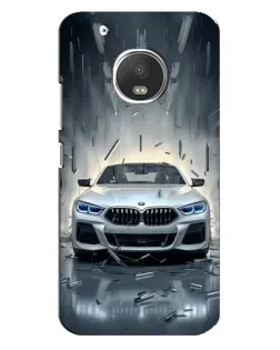 Чехол для Motorola MOTO G5 с картинкой «BMW в свете фар»